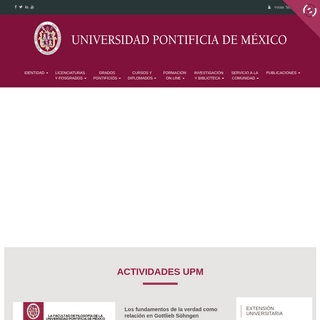 www.pontificia.edu.mx – Universidad Pontificia de México