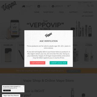 Online Vape Store | Best Vapes for Sale - Shop Now | Veppo