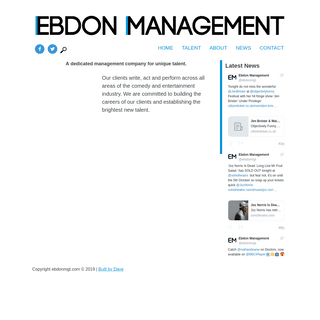 Ebdon Management | Dedicated management for unique talent