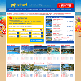 Odisej | Turistična agencija,  počitnice, last minute, izleti | Turistična agencija Odise