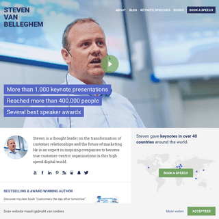 Homepage | Steven Van Belleghem