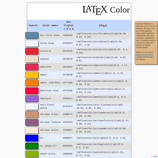 A complete backup of latexcolor.com