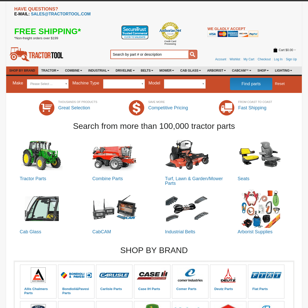 A complete backup of tractortool.com