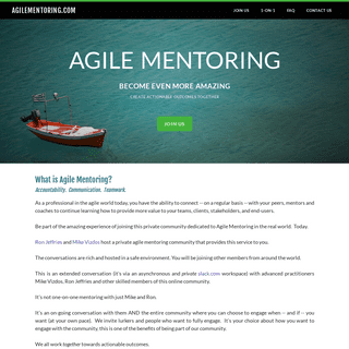 A complete backup of agilementoring.com