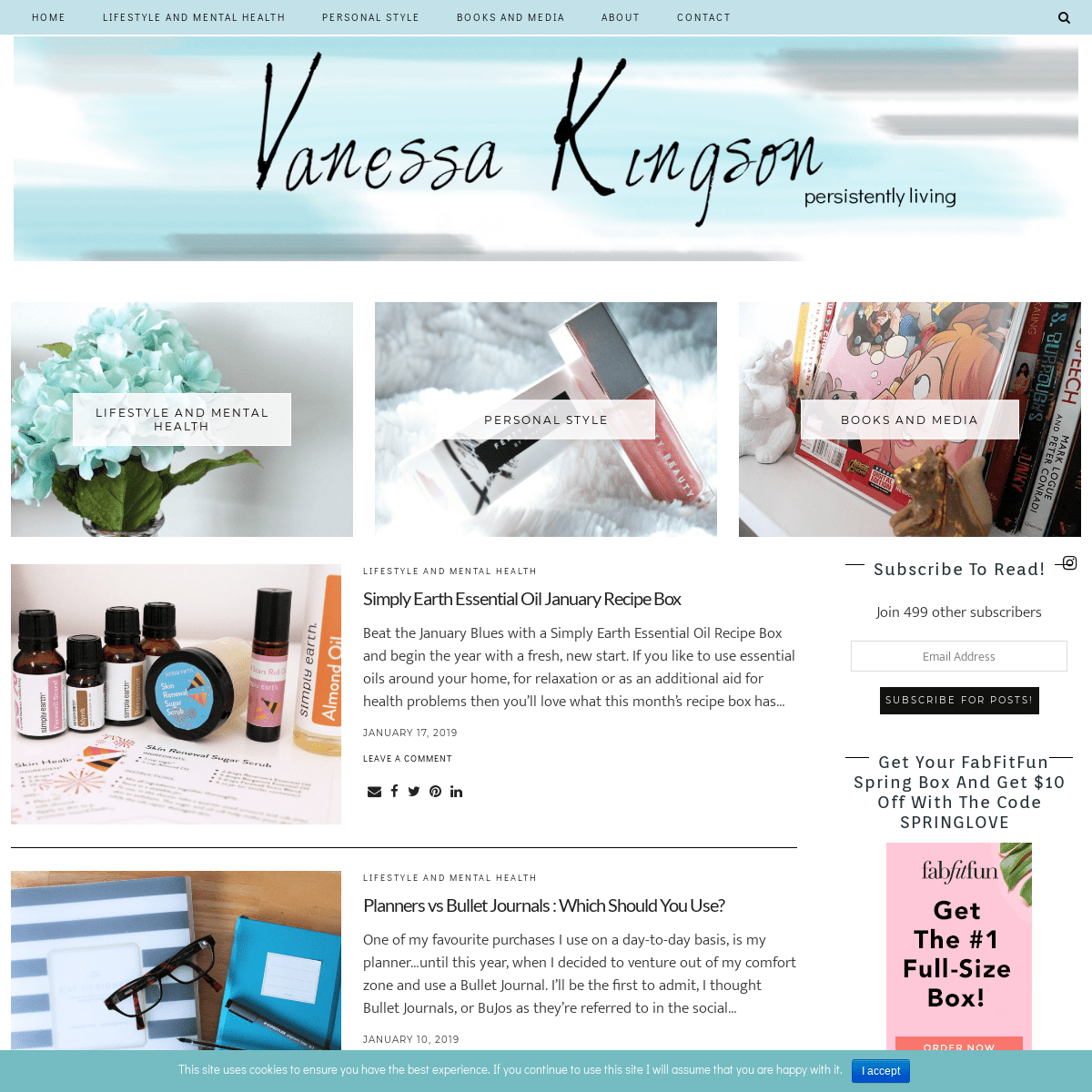 Vanessa Kingson — Persistently Living