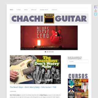 Chachi Guitar | Te enseñamos a tocar la guitarra de una manera sencilla y con cientos de canciones