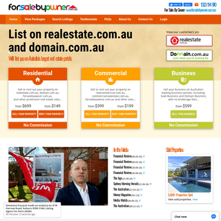 A complete backup of forsalebyowner.com.au