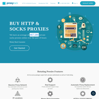 Buy Proxies HTTP & SOCKS Proxies - ProxyRack
