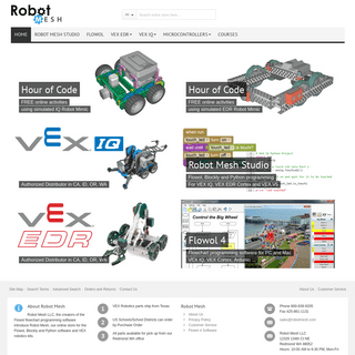 Robot Mesh - VEX EDR and VEX IQ robotics kits and programming software