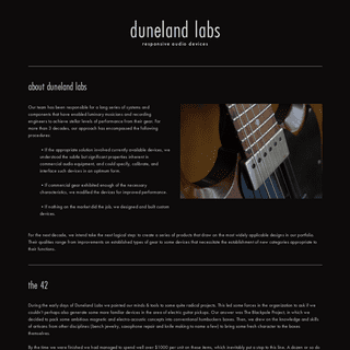 A complete backup of dunelandlabs.com
