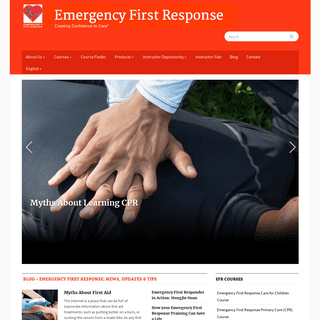 Emergency First Response - Creating Confidence to Care
