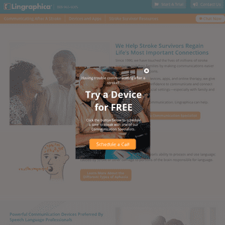 Lingraphica – Communication and AAC devices for people with aphasia