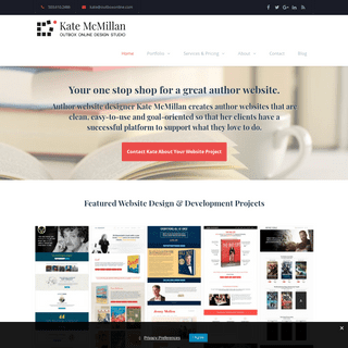  Outbox Online / Author Website Design & Book Website Design
