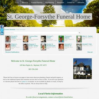 Home | St. George Stanton Funeral Home serving Wayland, New York