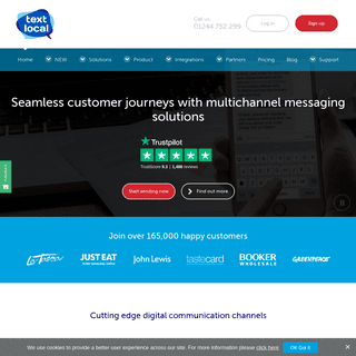 Textlocal: Bulk SMS Marketing Service for Business | Send SMS Online