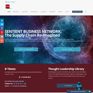 One Network: The Sentient Business Network