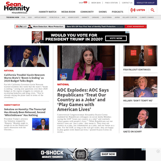 A complete backup of hannity.com