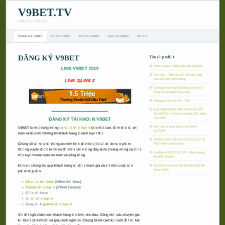 A complete backup of v9bet.tv