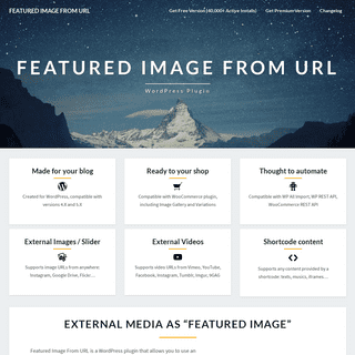 Featured Image from URL - WordPress external featured image plugin