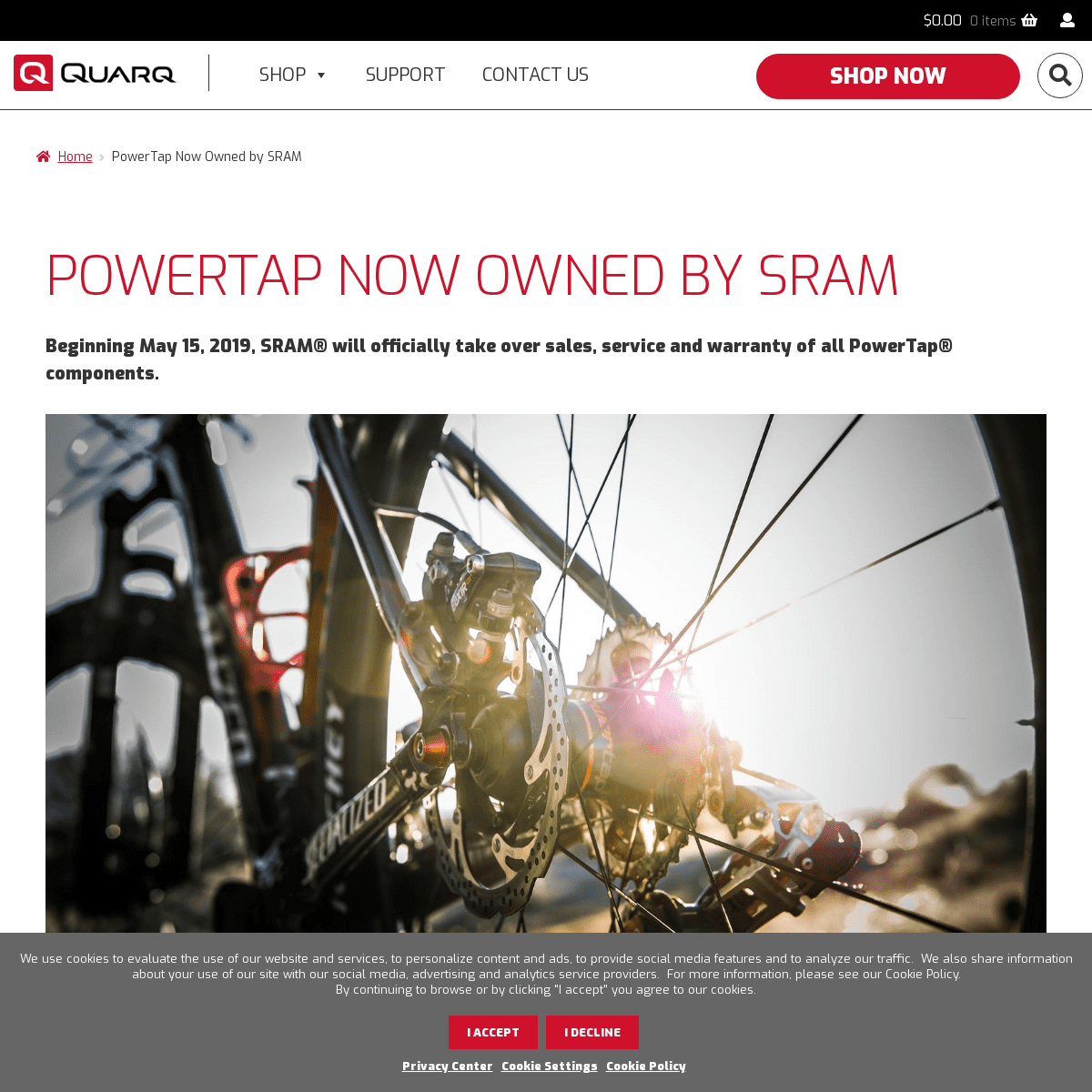 PowerTap Now Owned by SRAM – Quarq