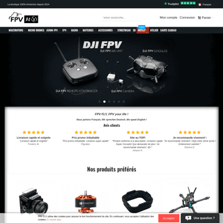 Boutique spécialiste Drone et FPV Racing en France - FPV FLY