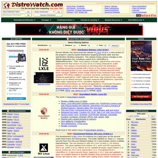 DistroWatch.com: Put the fun back into computing. Use Linux, BSD.