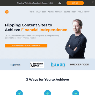 Financial Freedom Through Building Content Sites - Richard Patey