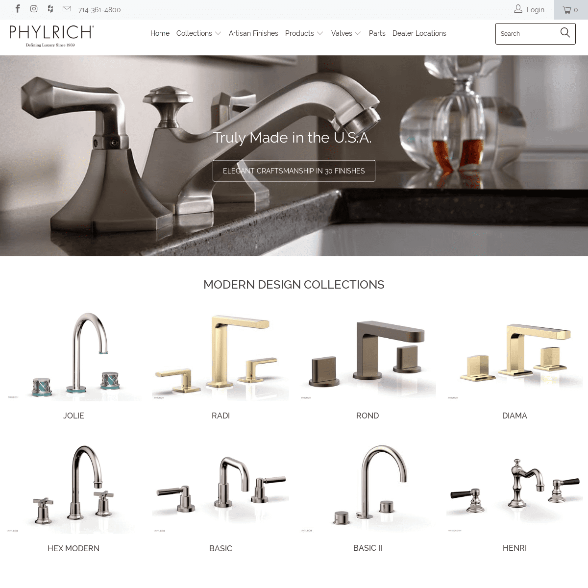 PHYLRICH - Luxurious Bathroom Faucets & Fixtures