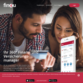 Finanzen und Versicherungen online verwalten - fin4u
