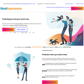 Best Insurance | Income Protection | Compare Accident, Sickness & Unemployment Insurance