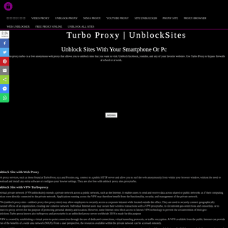 Unblock Sites, Proxy Sites, Free Proxy | TurboProxy.xyz