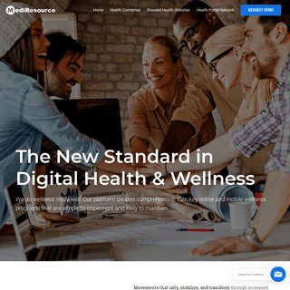 MediResource The New Standard in Digital Health & Wellness
