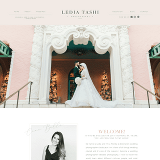 Florida & Destination Wedding Photographer | Ledia Tashi Photography