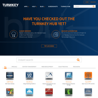 TurnKey GNU/Linux | 100+ free ready-to-use system images for virtual machines, the cloud and bare metal