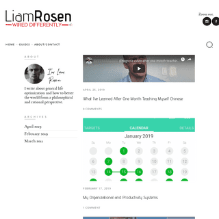 Liam Rosen – Wired Differently