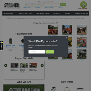 A complete backup of steinertractor.com