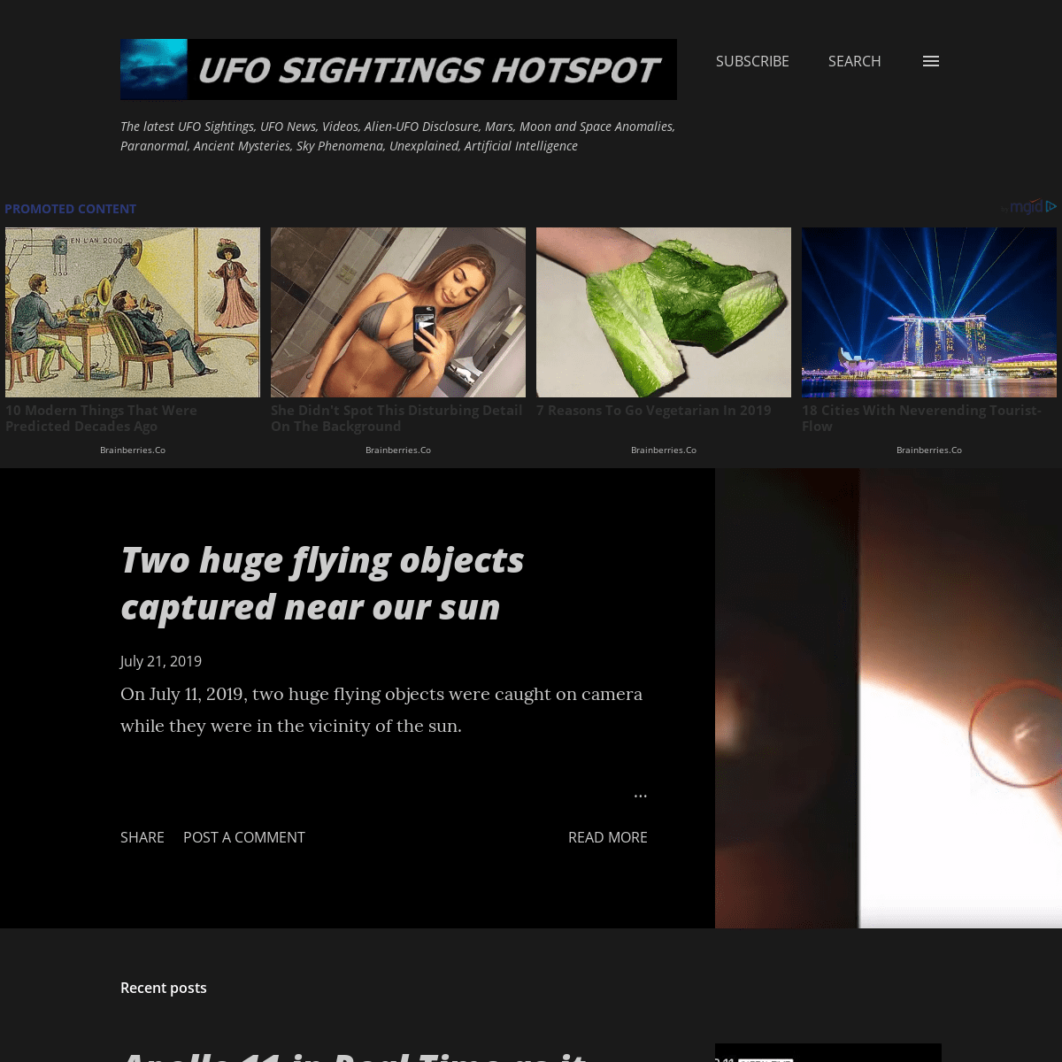 UFO Sightings Hotspot