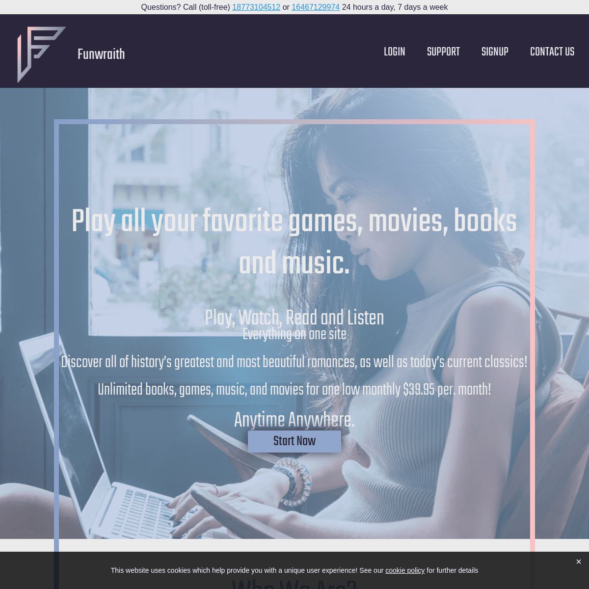 funwraith | Unlimited Movies, Games, Music and E-books