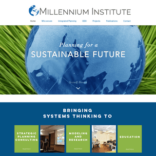 Sustainable Development Goals | Millennium Institute