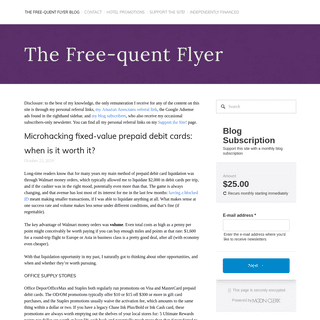 The Free-quent Flyer