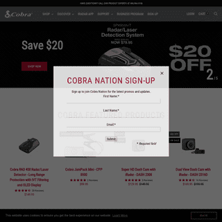 A complete backup of cobra.com