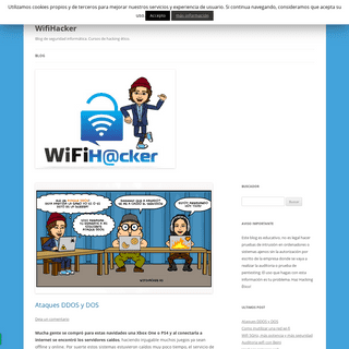 WifiHacker - Blog de seguridad informática. Cursos de hacking ético.