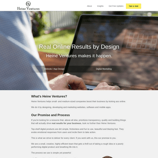 Web Design Louisville, KY - Heine Ventures