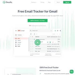 The best mail tracker for Gmail —  Docsify