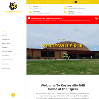 Keytesville R-III School District  |  Home of the Tigers