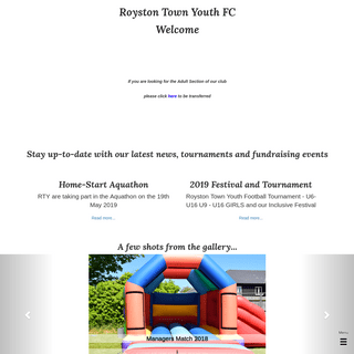 A complete backup of roystontownyouthfc.com