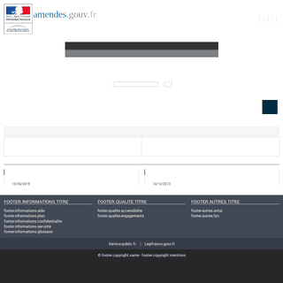 Amendes.gouv.fr : site officiel unique de télépaiement