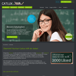 Catlux – das Original | Schulaufgaben, Proben & Lernzielkontrollen