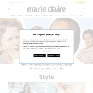 Magazine féminin de mode et beauté - Marie Claire