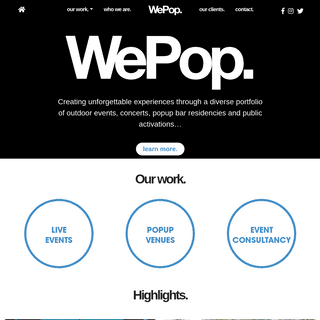 A complete backup of wepop.co.uk